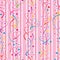 Love line vertical seamless pattern