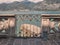 Love lockers in Iseo Village at lake Iseo, Italy