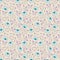 Love mail seamless pattern - envelopes and hearts seamless texture