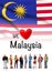 We love Malaysia, A group of people pose next to the Malaysian flag