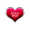 Love me happy valentine\'s day card heart.