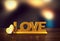 Love message with heart jigsaw and blur background for Valentine`s day