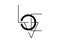 Love minimalist text icon Valentines symbol. Love geometric thin line icon, Vector illustration isolated