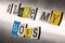 Love my boss written with color magazine letter clippings on metal background. Design for business relationship and work