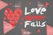 Love Never Fails Dark Background