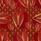 Love nine red golden colors seamless pattern