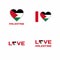 Love Palestine Icon