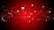 Love particle for valentine\\\'s day. Multiple red heart and white-shaped design on Red