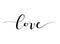 Love phrase. Handwritten vector lettering illustration. Brush calligraphy banner.