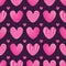 Love pink stripe seamless pattern