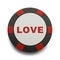 Love Poker Chip