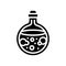 love potion glyph icon vector illustration
