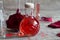 Love potion magic elixir alchemy, valentine`s day concept