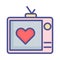 Love programme Isolated Vector icon that can be easily modified or edited