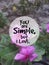 Love Quotes: you are simple, but i love.