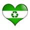 Love Recycling button