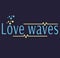 love ripple waves text and design with symbol . love ripple waves text and design with symbol .