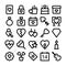 Love & Romance Colored Vector Icons 3