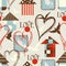 Love seamless pattern