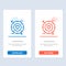 Love, Signal, Valentine, Wedding  Blue and Red Download and Buy Now web Widget Card Template