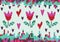 Love spring tulip pixel