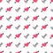 Love Struck Cupid Artwork Vector Pattern