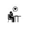 In love, student, angry icon. Element of education pictogram icon. Premium quality graphic design icon. Signs and symbols
