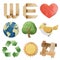 We love tag recycled paper