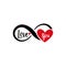 Love themed image, love logo, vector image for t-shirt and apparel industry