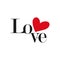 Love themed image, love logo, vector image for t-shirt and apparel industry