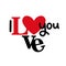 Love themed image, love logo, vector image for t-shirt and apparel industry