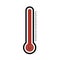 Love thermometer for Valentines Day symbol vector illustration
