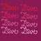 Love Typography valentine february set