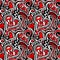 Love Valentine seamless pattern