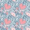 Love Valentine seamless pattern