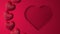 Love valentines background with hearts