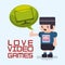 love video games avatar bubble speech technology