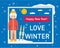 Love winter card.