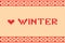 Love Winter In A Cozy Knit Font, Intertwining Warmth And Charm. Each Stitch Embodies The Essence Of Winter