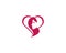 Love women  Logo Vector icon illustration design