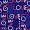 Love words, and mini hearts with line of circle polka dots in modren style valentines mood Seamless pattern design for fashion ,