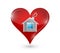Love your home illustration design