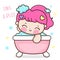 Love yourself girl bath time. Series: Girly me time, Self care, take a break