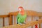 Lovebird colorful parrot. Love/romance concept. Parrot in home