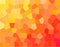 Lovely abstract illustration of orange, yellow and red Middle size hexagon. Useful background for your prints.