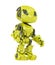 Lovely bright yellow android