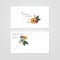 Lovely business card template design