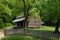 Lovely cabin in forest setting in smoky mountains national park