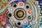 Lovely colorful mosaic mandalas decorated with gems, at Pha Sorn Kaew, in Khao Kor, Phetchabun, Thailand.