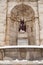 A lovely day of snow in Rome, Italy, 26th February 2018: a beautiful view of Fontana della Dea Roma under the snow